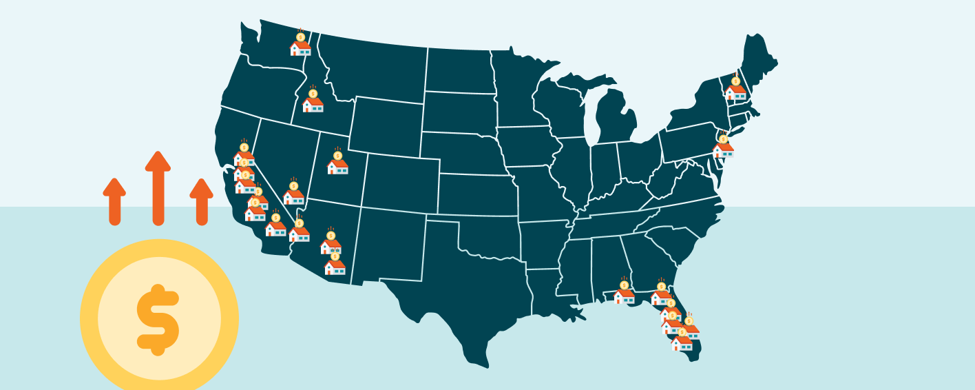 Cities with the Greatest Rise in Home Prices in 2021